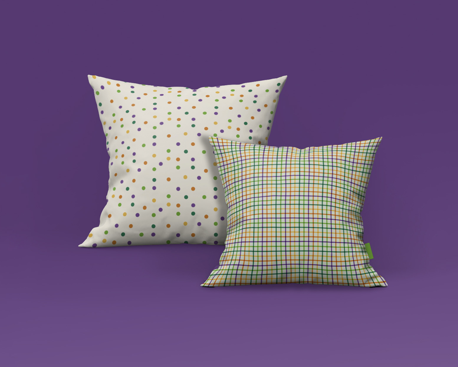 Pillows with patterns