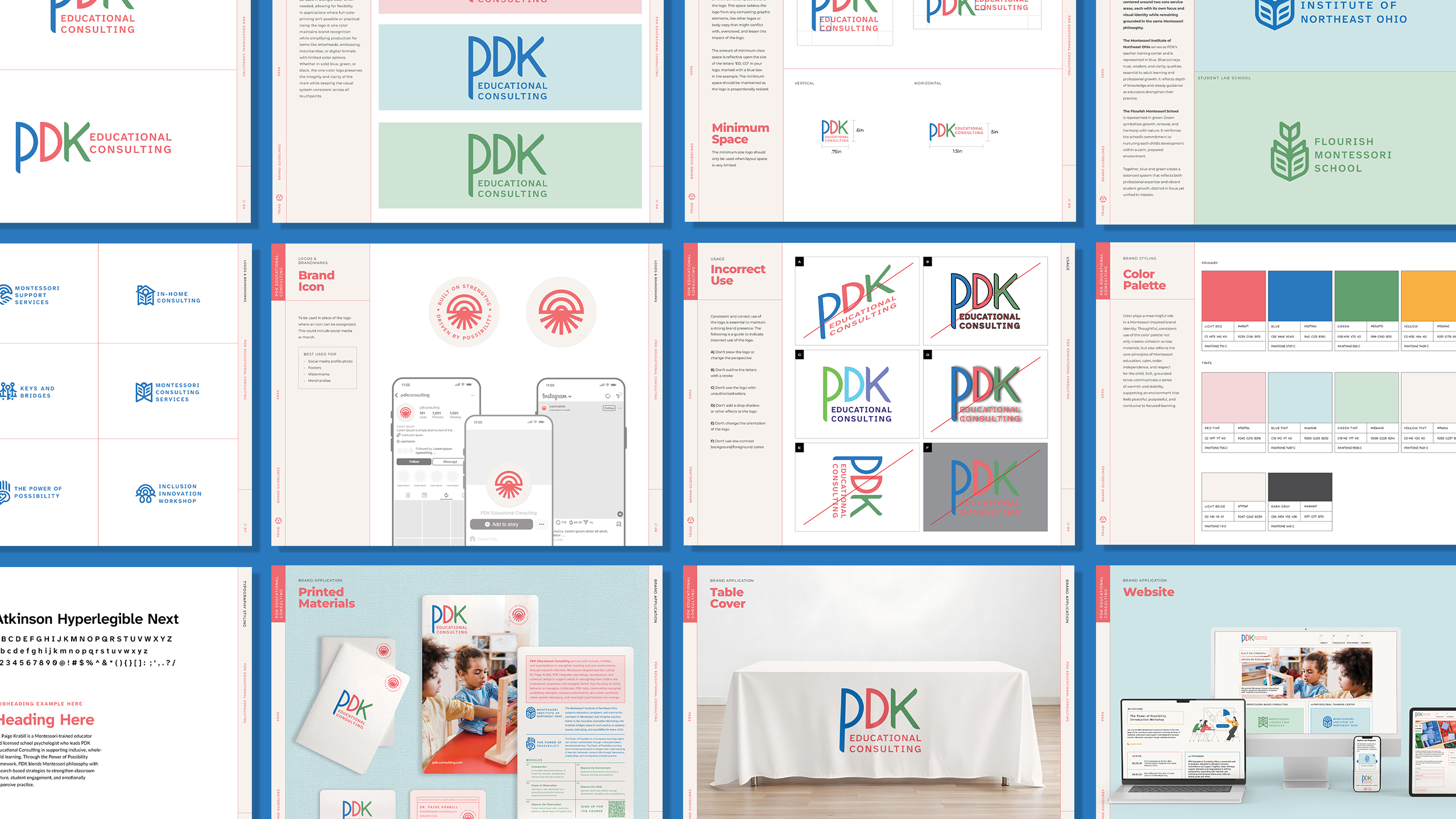 PDK educational consulting brand guidelines