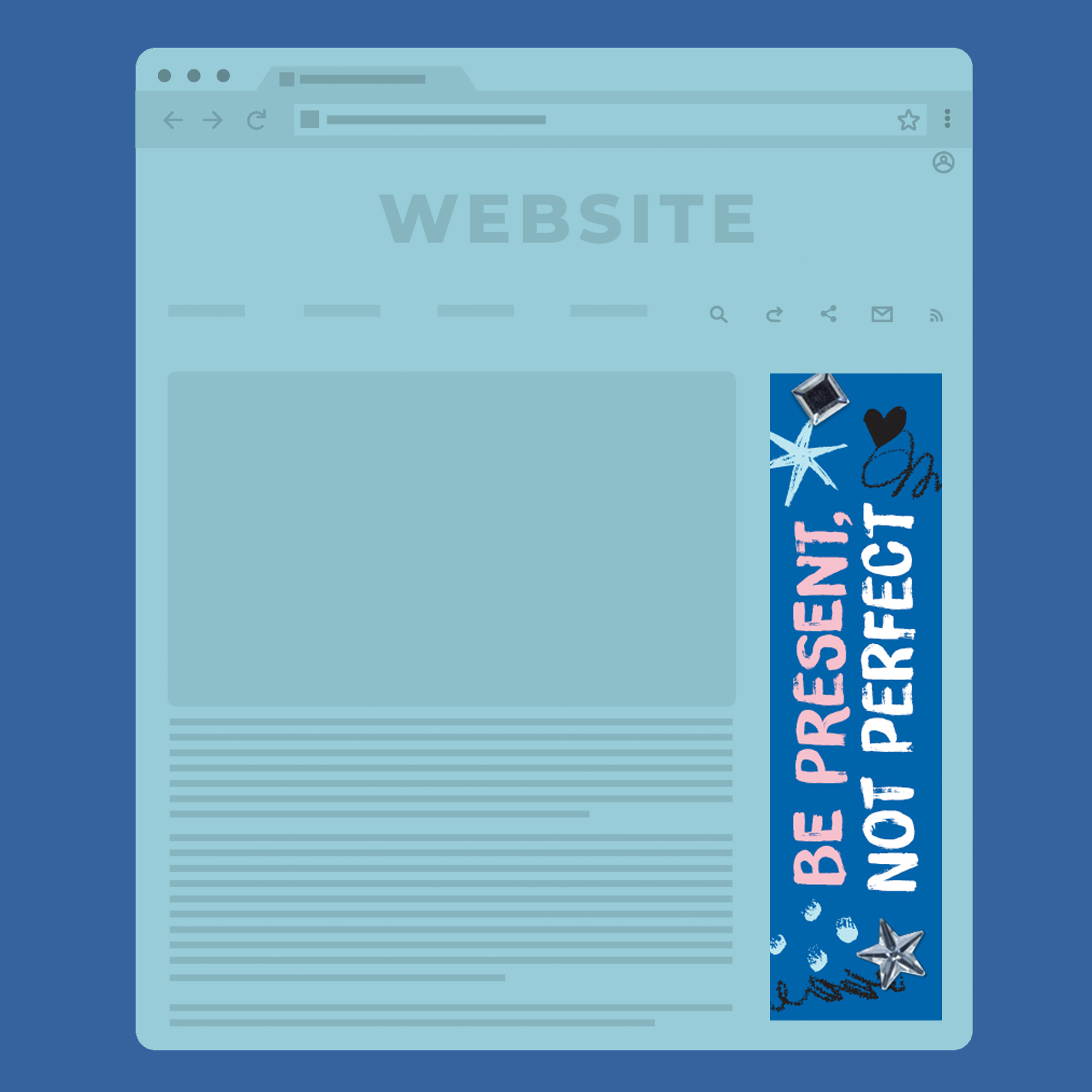 be present, not perfect google display ad