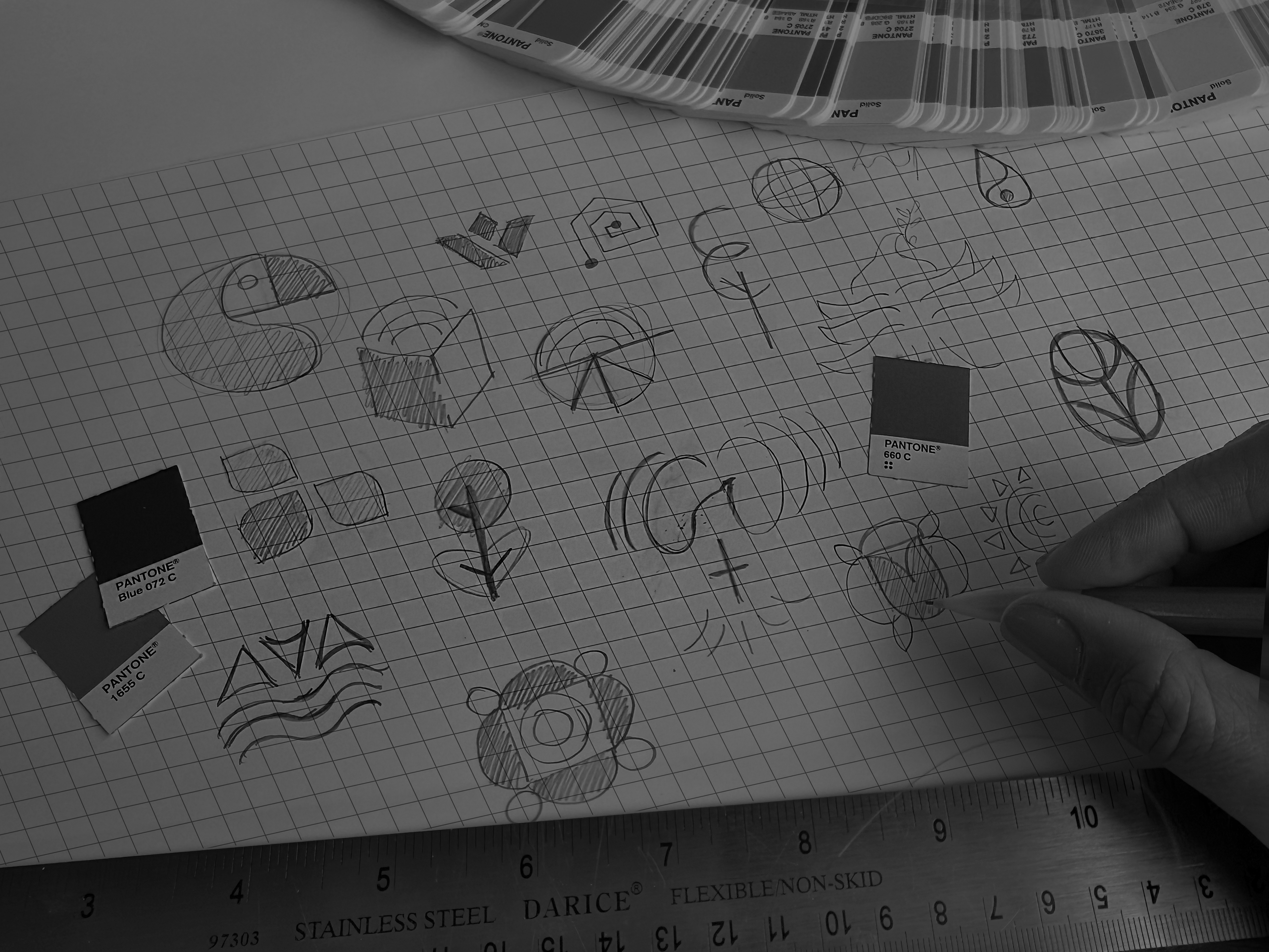 Triad logo sketches