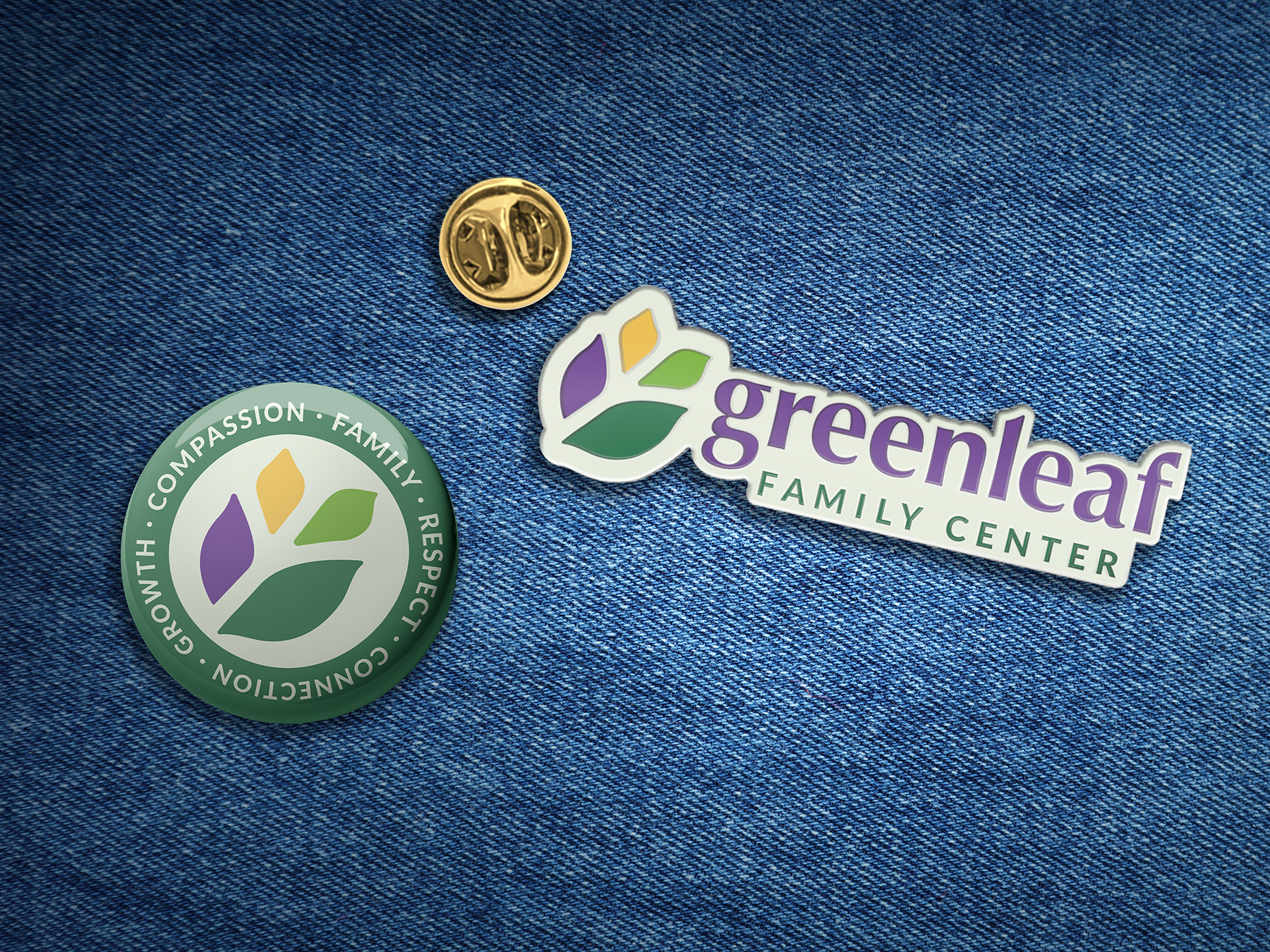 Greenleaf pin/badge designs