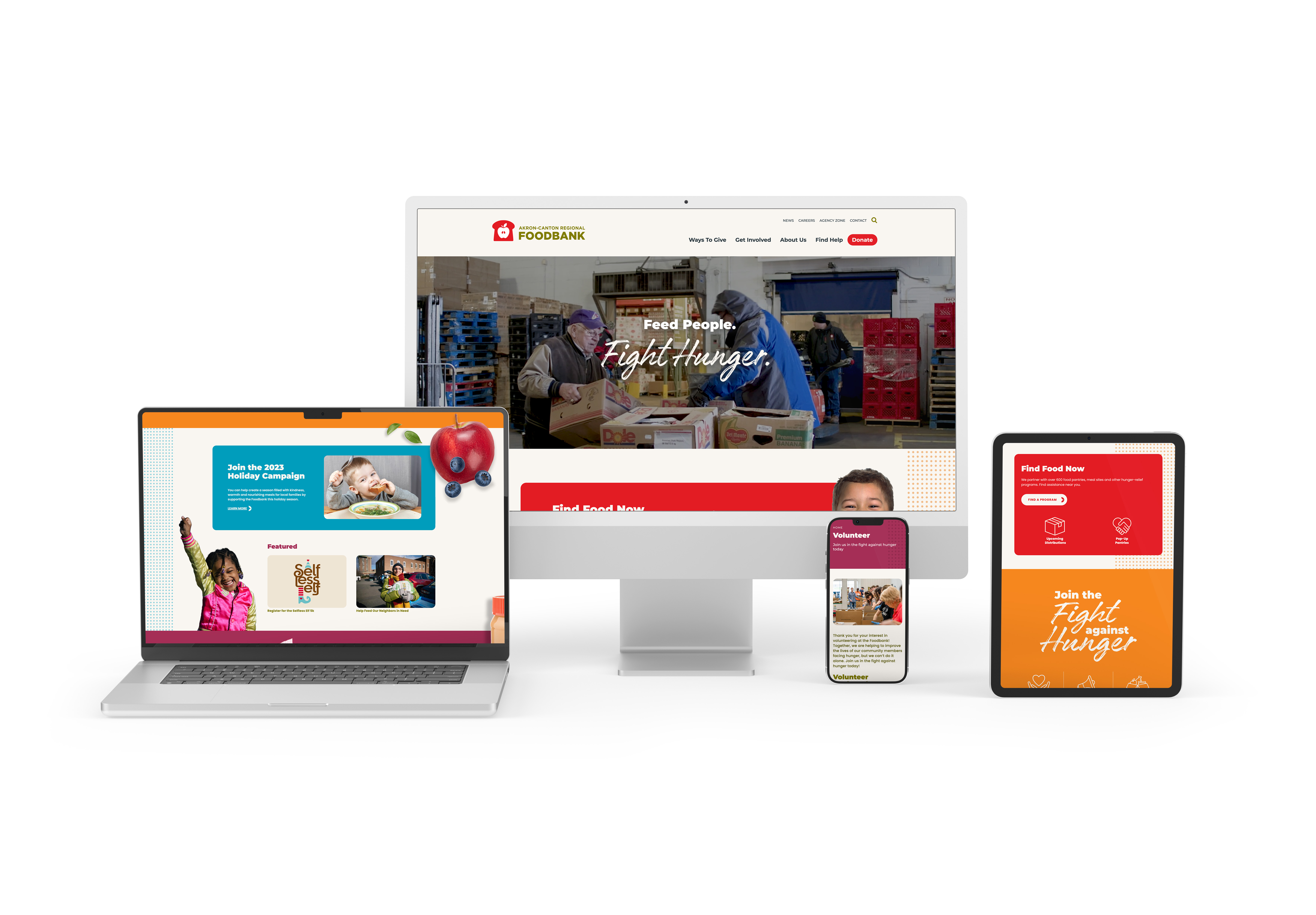Akron-Canton Regional Foodbank Mockup