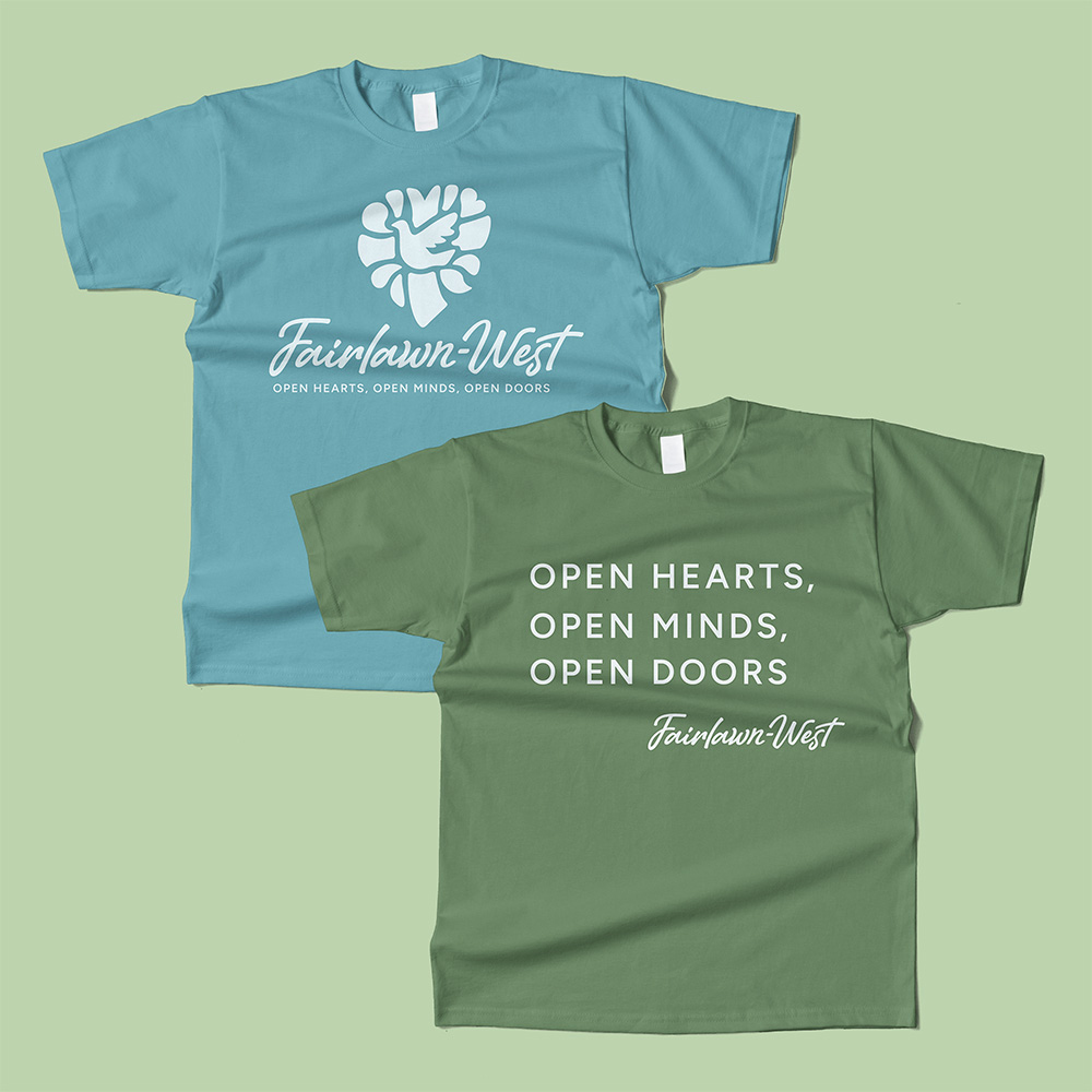 Fairlawn west united church of christ t-shirt