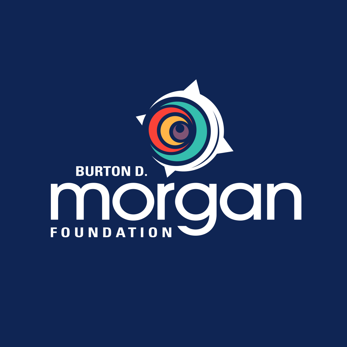 TRIAD burton d morgan foundation logo black and white