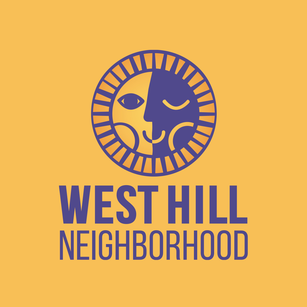 TRIAD west hill neighborhood logo