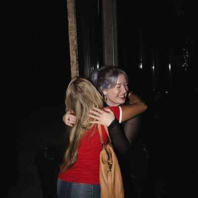 people hugging
