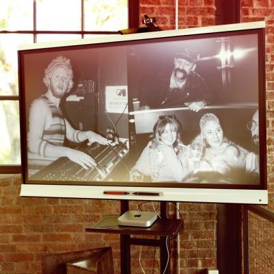 tv of photos
