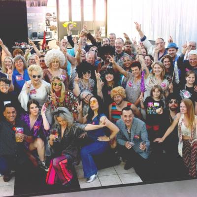 People posing for photo